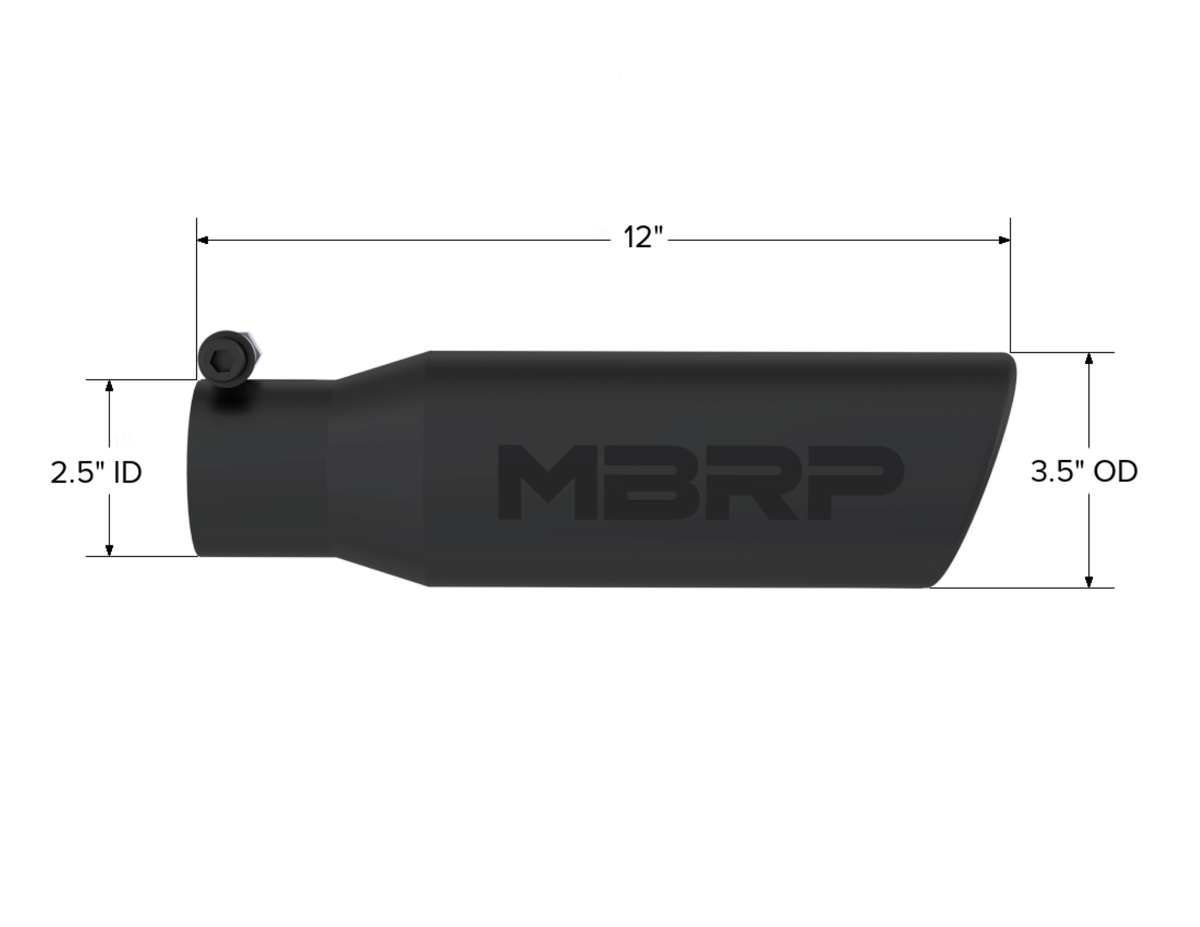 MBRP Exhaust Exhaust Tail Pipe Tip T5113BLK product image 2