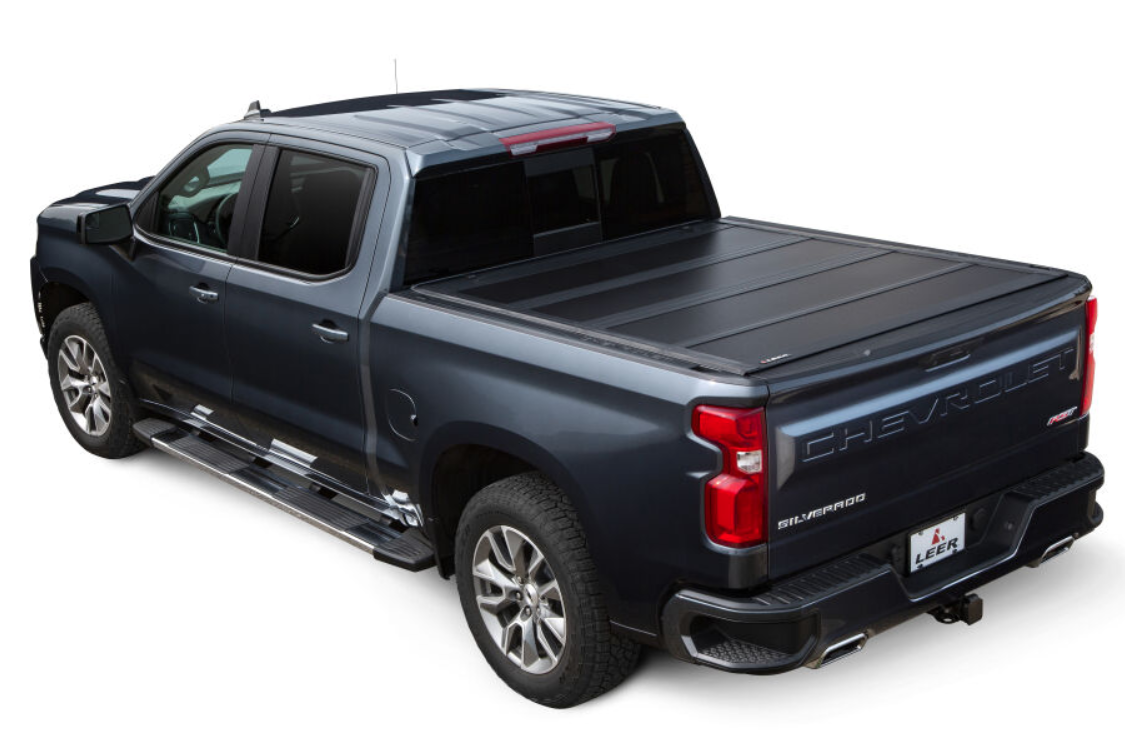 Leer Tonneau Cover, HF650M, 3 Folds/4 Panels, Black Matte - 650112