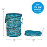 Camco Collapsible Container, Holds 30 gal Kitchen Size Trash Bag - 42987