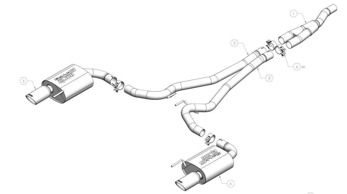 Borla Exhaust Muffler 140981BC product image 2