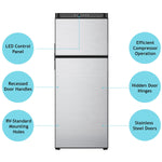 Thetford/ Norcold Refrigerator, Dual Compartment 2 Door Refrigerator With Freezer, 10 Cubic ft, 5.7 amp/12 V DC - 51139