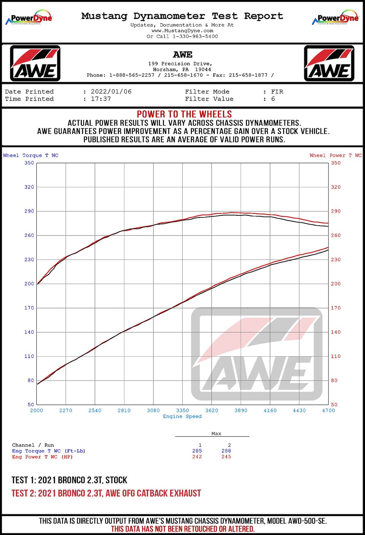 AWE Tuning Exhaust System Kit 3015-22789 product image 12