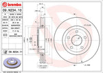 Brembo Brake Rotors 09N23411C02 product image 3