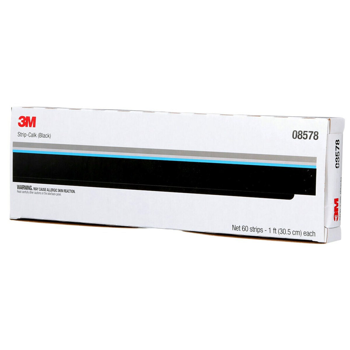 3M Body Seam Sealer, Black, 12 in Strips, Box Of 60 - 08578