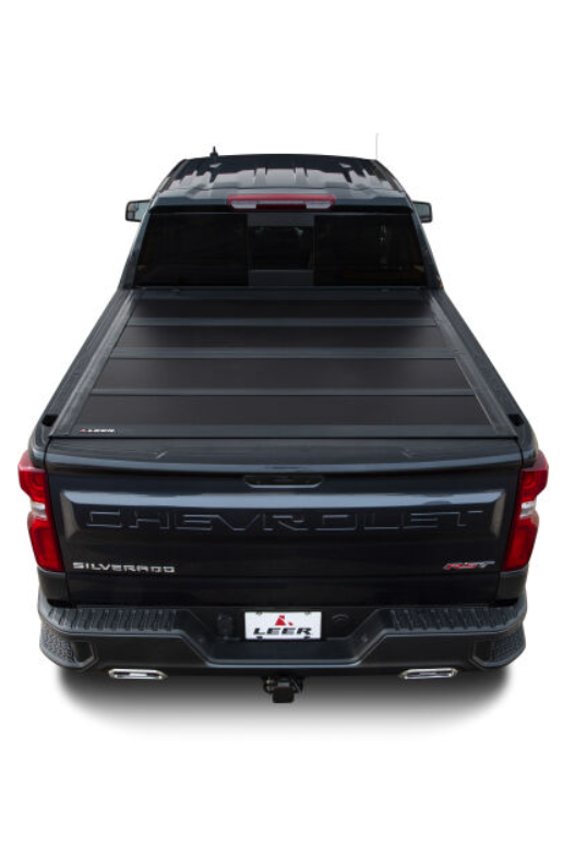 Leer Tonneau Cover, HF650M, 3 Folds/4 Panels, Black Matte - 650112