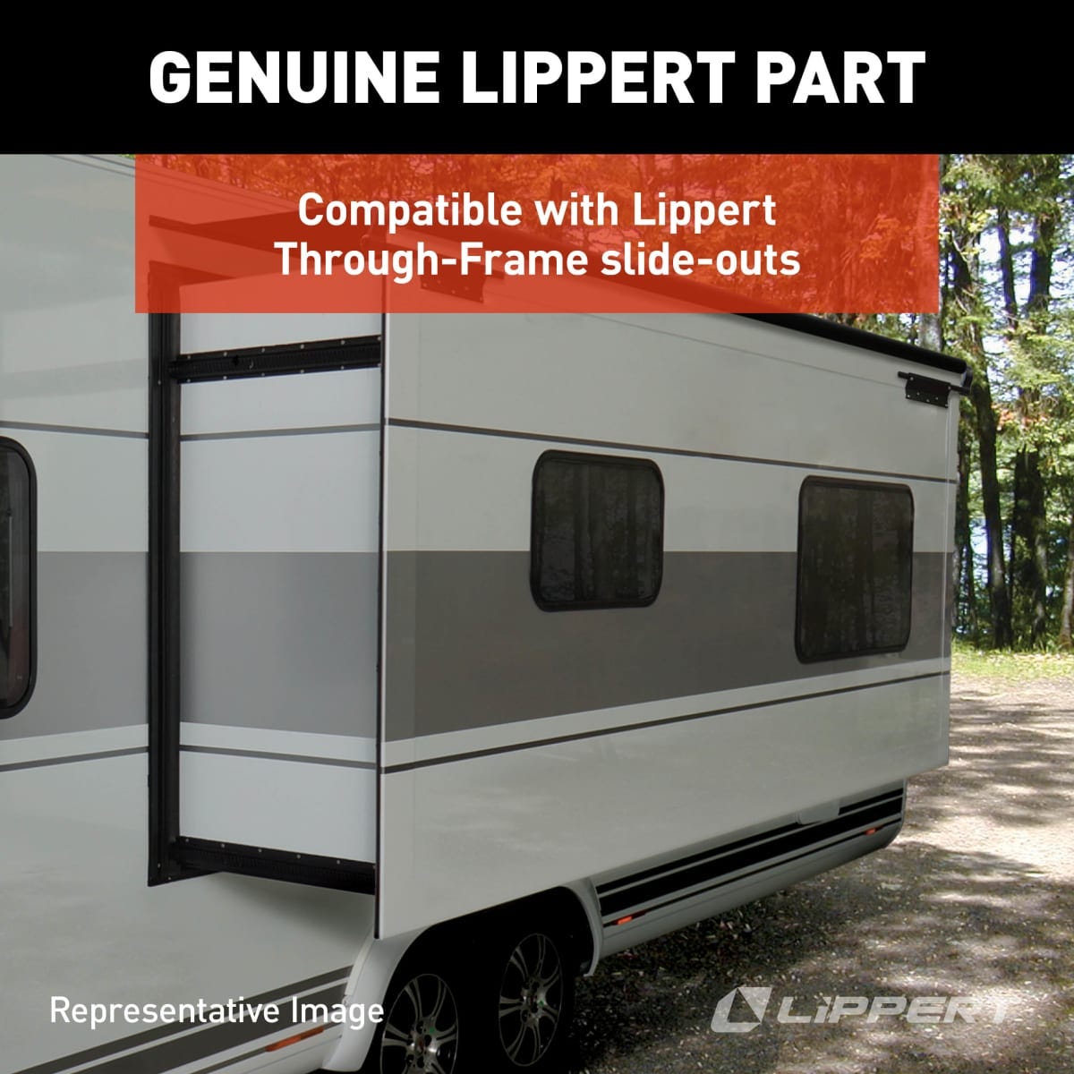 Lippert Slide Out Gear, 2-1/2 in Diameter - 123356