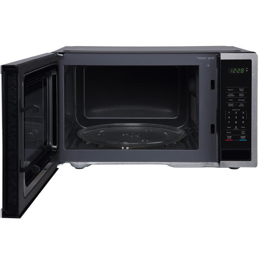 Magic Chef Microwave Oven, 1.1 Cubic ft Capacity, 20.3 in Width x 12 in Height x 15.6 in Depth Overall Dimension, Stainless Steel - MC110MST
