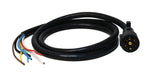Valterra Trailer Wiring Connector, 7-Way, 6 ft Lead Wire Length - A10-7W6