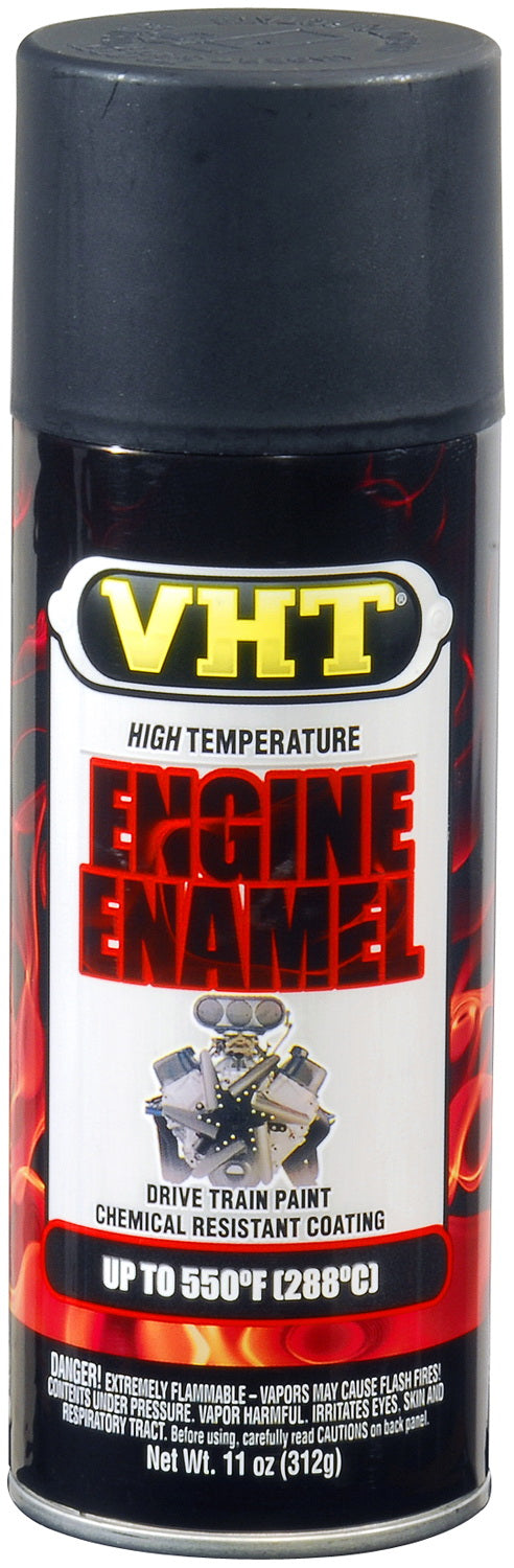 VHT/ Duplicolor Engine Paint, Heat Resistant to 550 Degrees Fahrenheit, GM Satin Black, 11 oz Aerosol Spray Can - SP139