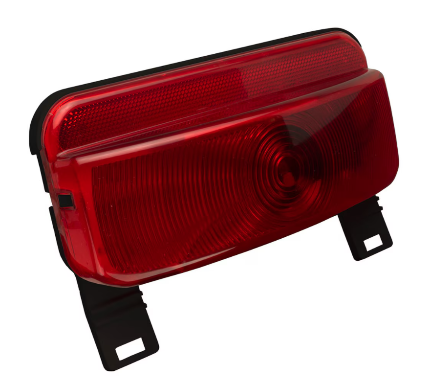Creative Products Tail Light Assembly, Incandescent, Red Lens, Black Housing - CMD-003-81LB