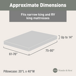 Lippert Bed Sheet, Fits Up To 14 in High Mattress - 2024121141