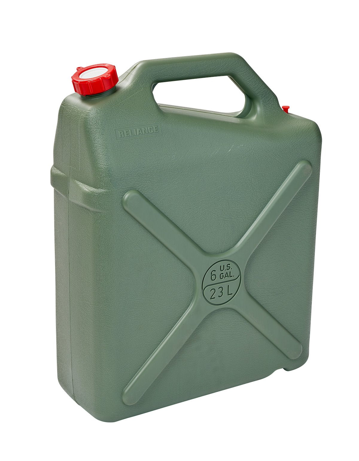 Reliance Liquid Storage Container, 6 gal, 14-3/4 in Length x 6-1/4 in Width x 19 in Height, With 3 Piece Spout System - 8580-43C