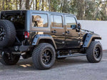AMP Research Running Board, Textured Powder Coated, Black, Die Cast Aluminum - 75104-01A