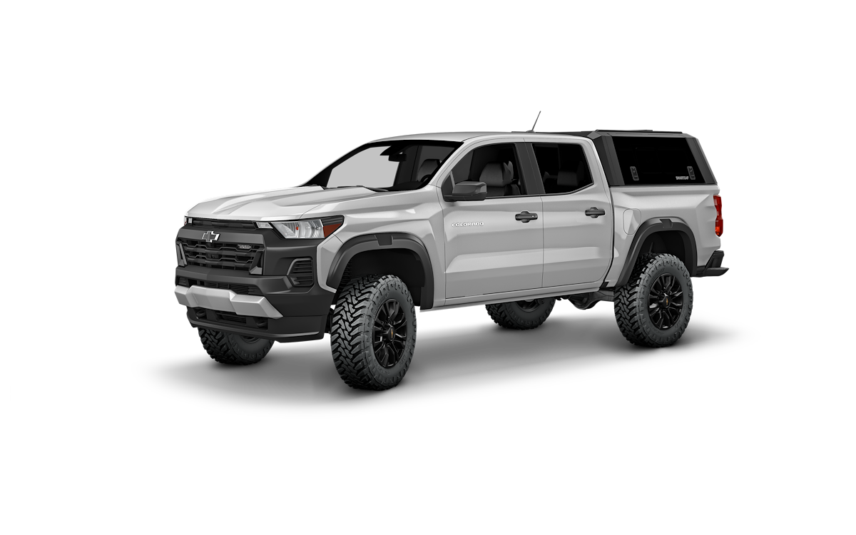 SmartCap Truck Cap, Holds Up To 330 lb When Moving And 770 lb When Parked, Matte Black, Stainless Steel - EV0113-MB