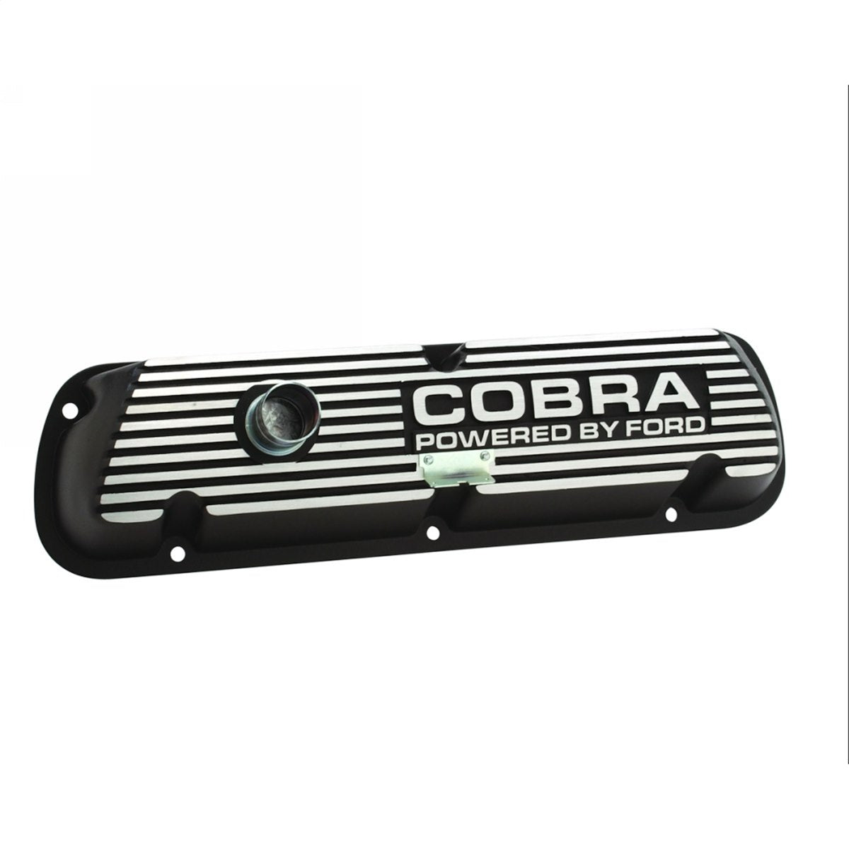 Ford Performance Valve Cover, Black Satin, Die-Cast Aluminum, Set of 2 - M-6582-A