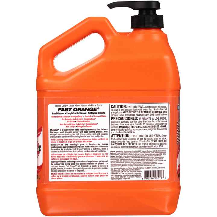 Permatex Hand Cleaner, 1 gal Low Profile Bottle With Pump - 25219