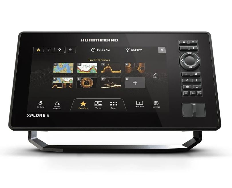 Humminbird Fish Finder, 9 in LCD Display, Preloaded With 13 USA And Canada Regions - 412000-1CHO