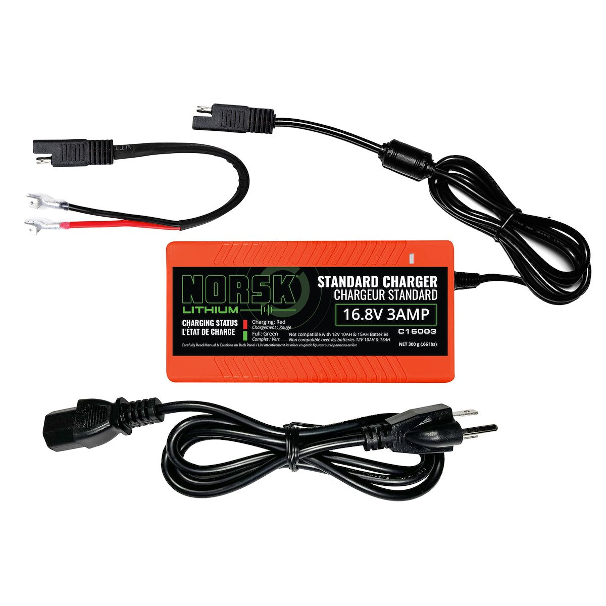 Norsk Battery Charger, Generation 3, For 16 V Batteries, 1-Bank Charger - C16003