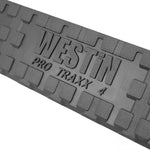 Westin Nerf Bar, 4 in Oval Bent, Black, Steel - 21-24065
