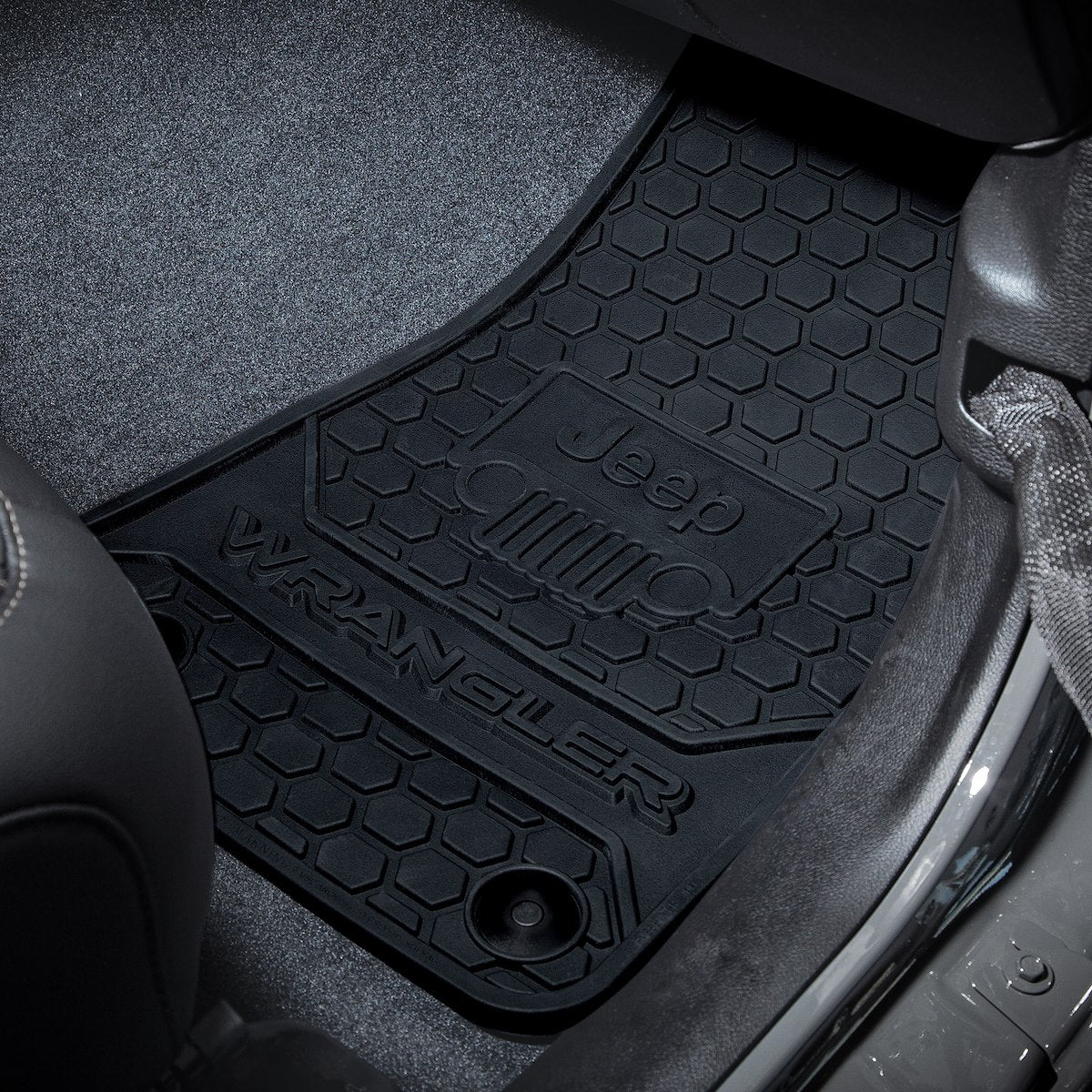 Plasticolor Floor Mat, Black, 2 Piece - 001805R01