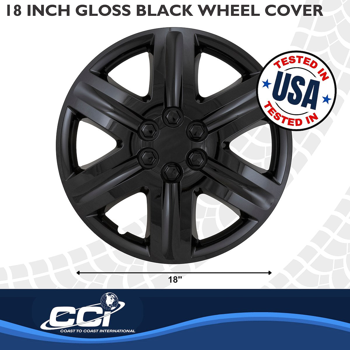 Coast2Coast Universal Wheel Covers IWC43118BLK product image 3