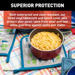 Lippert Tablecloth, With Two Bench Covers And 4 Water-Based Colored Markers - 2023051696