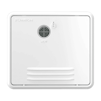 Furrion Water Heater Access Door, For Replacing Atwood 4/6 gal Water Heater Doors, White, Steel - FWH41EA-PS-AM
