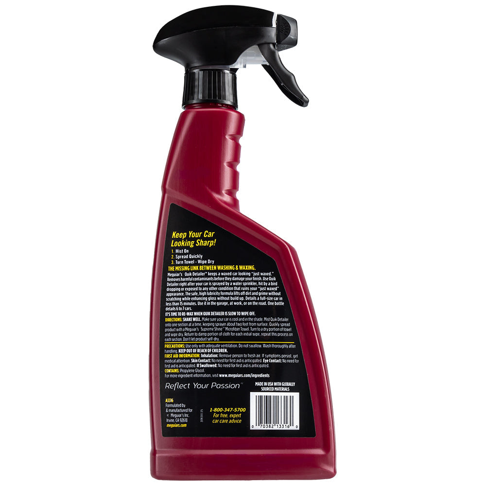 Meguiars Car Wax, Classic Series, 16 oz Spray Bottle - A3316
