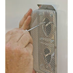 Camco Bug Screen - RV Appliance, 7-1/2 in Length x 4-1/8 in Width x 1-5/16 in Depth, Stainless Steel, Model FUR100 - 42140