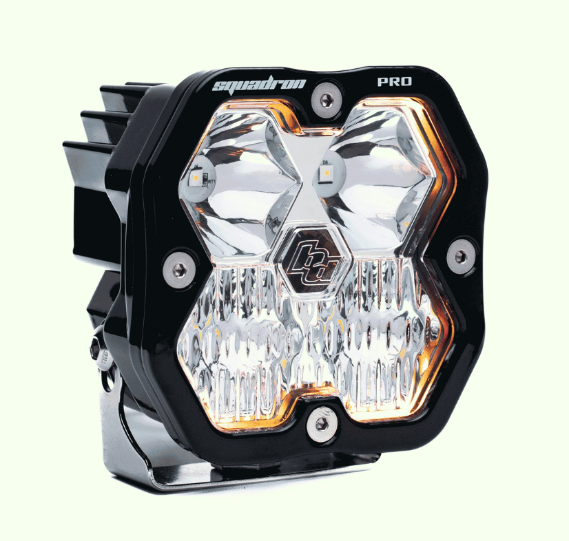 Baja Design Driving/Fog Light, Squadron 2.0 Pro, LED Bulb, 65 Watt Bulbs amp Draw 4.7 amp At 13.8 V, Set Of 2 - 49-7803-2