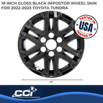 Coast2Coast Wheel Skins & Styled Wheel Covers IWCIMP505BLK product image 3