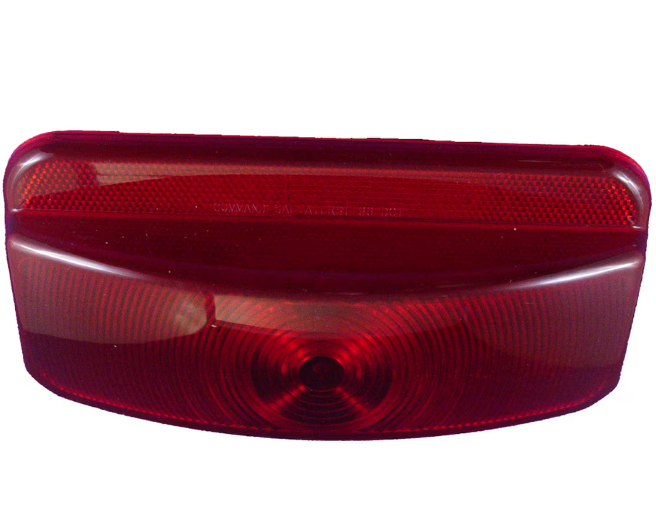 Creative Products Tail Light Lens, Red, 8-5/8 in Length x 3-3/4 in Width x 1-3/4 in Height - CMD-89-187