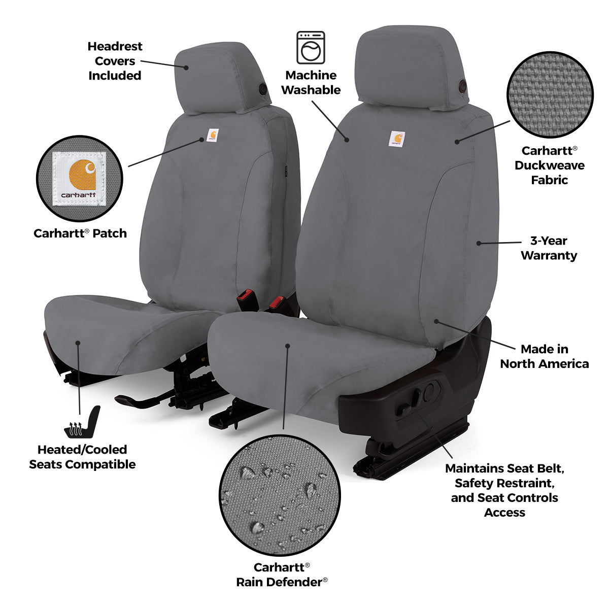 Covercraft Seat Covers SSC3439CAGY product image 2