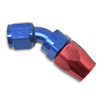Russell Automotive Hose End Fitting, -6 AN Hose, -6 AN Outlet, 45 degree - 610090
