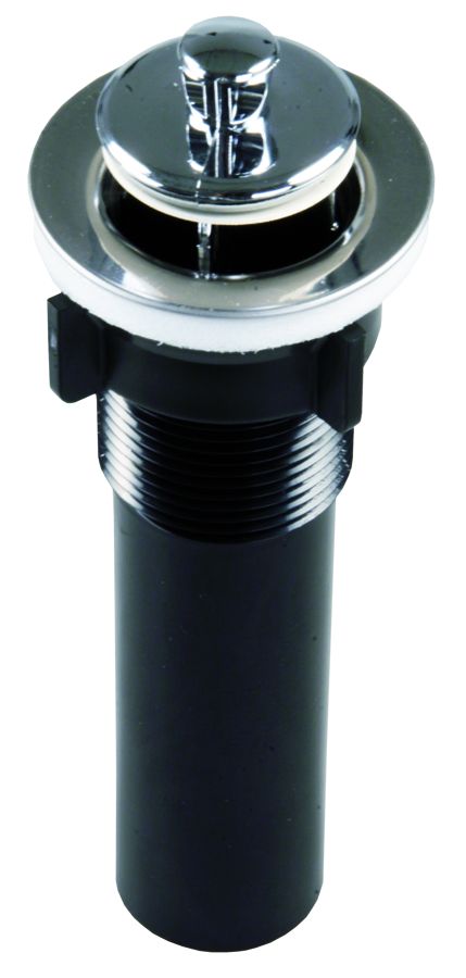 JR Products Sink Strainer, 1-1/4 in Diameter Opening x 5 in Length, Fits Any Sink Opening 1-3/8 in To 1-3/4 in, Chrome Plated - 95255