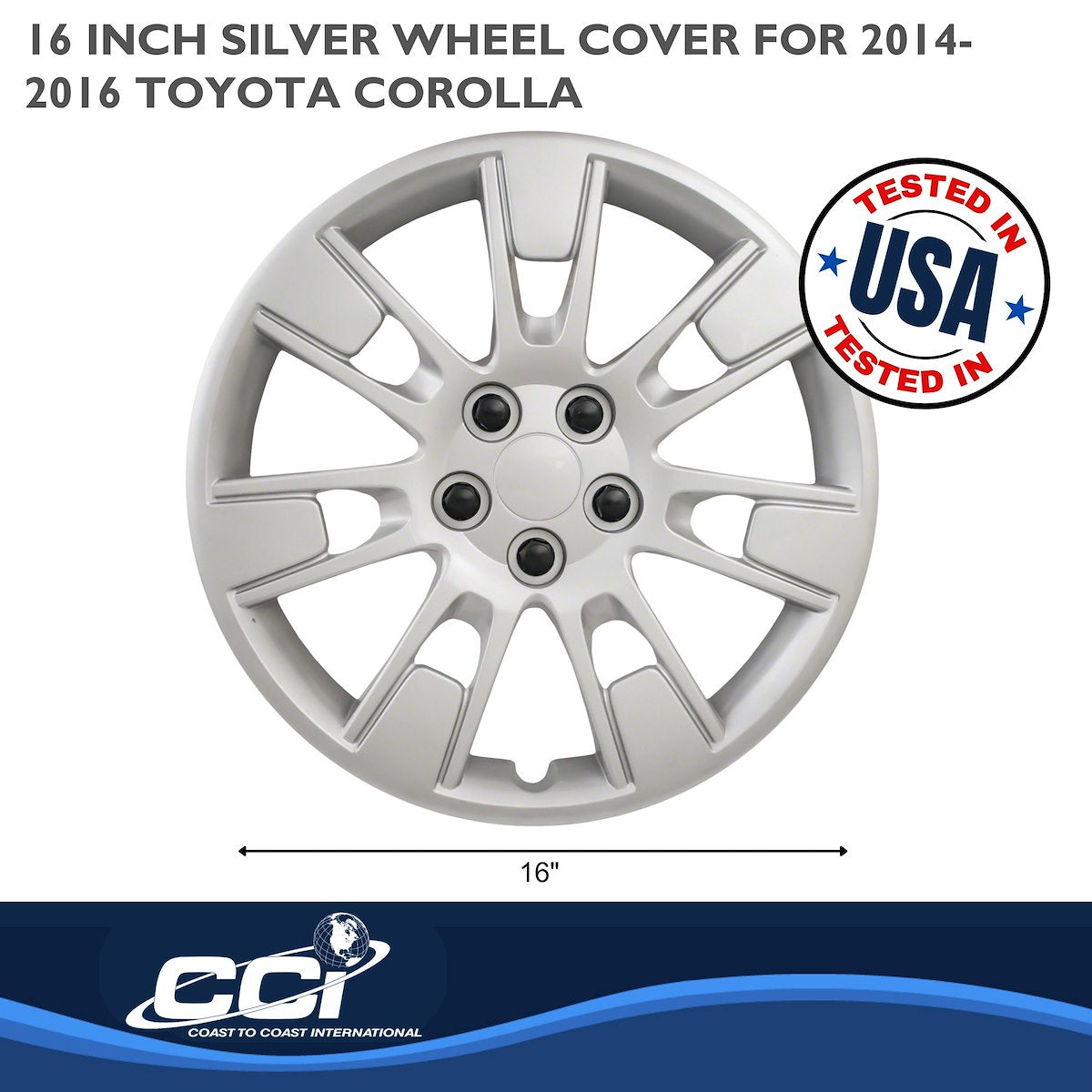 Coast2Coast Universal Wheel Covers IWC52316S product image 2