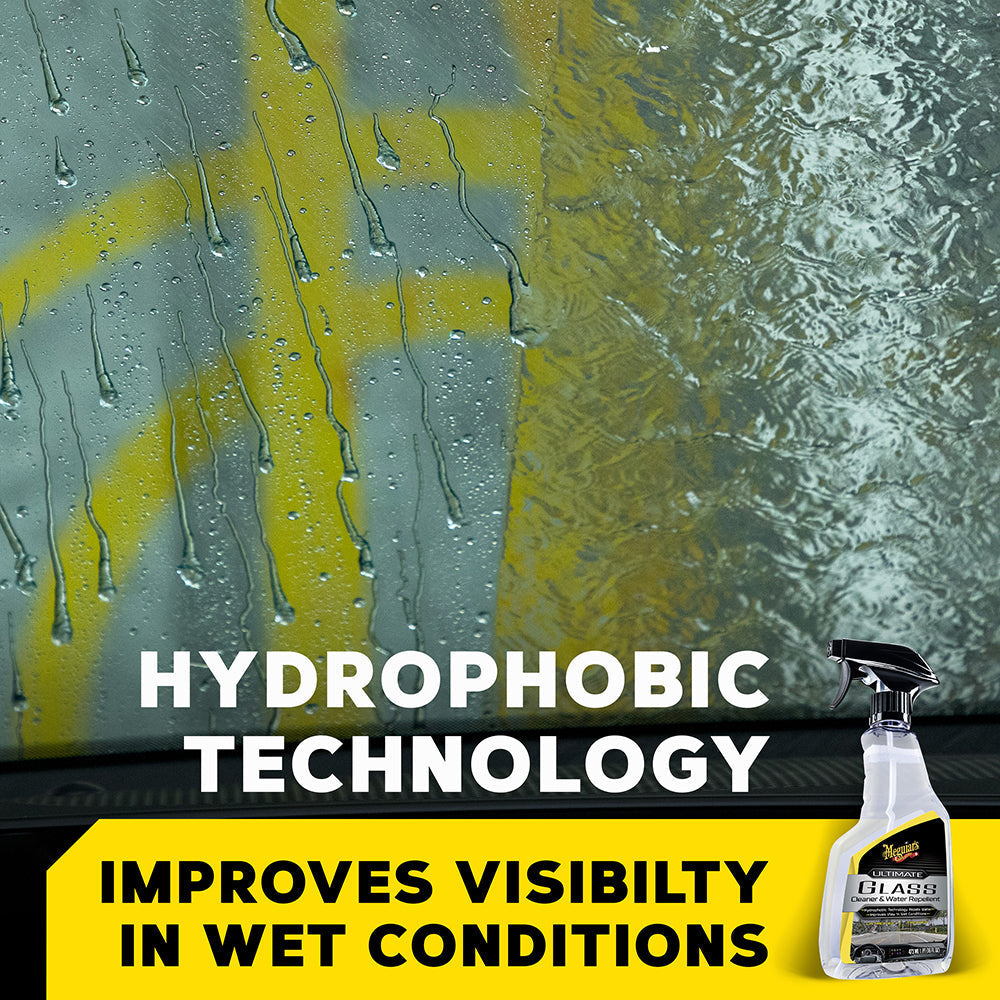 Meguiars Glass Cleaner, 16 oz Spray Bottle - G240416