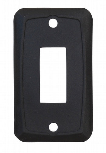 Valterra Switch Plate Cover, 1.16 in Width x 2.74 in Height, Black, 1 Per Card - DG115VP