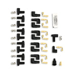 Taylor Cable Spark Plug Wire Set, Unassembled, Black, 8 Millimeter Diameter - 73051