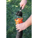Camco Waste Water Hose, 10 ft Length, 5/8 in Inside Diameter, With 3 in Bayonet Fitting Rinse Cap - 22999