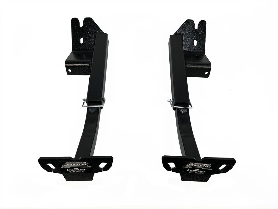 Torklift Camper Tie Down, No Drilling Required, Black, Forged Steel, Set Of 2 - C3221
