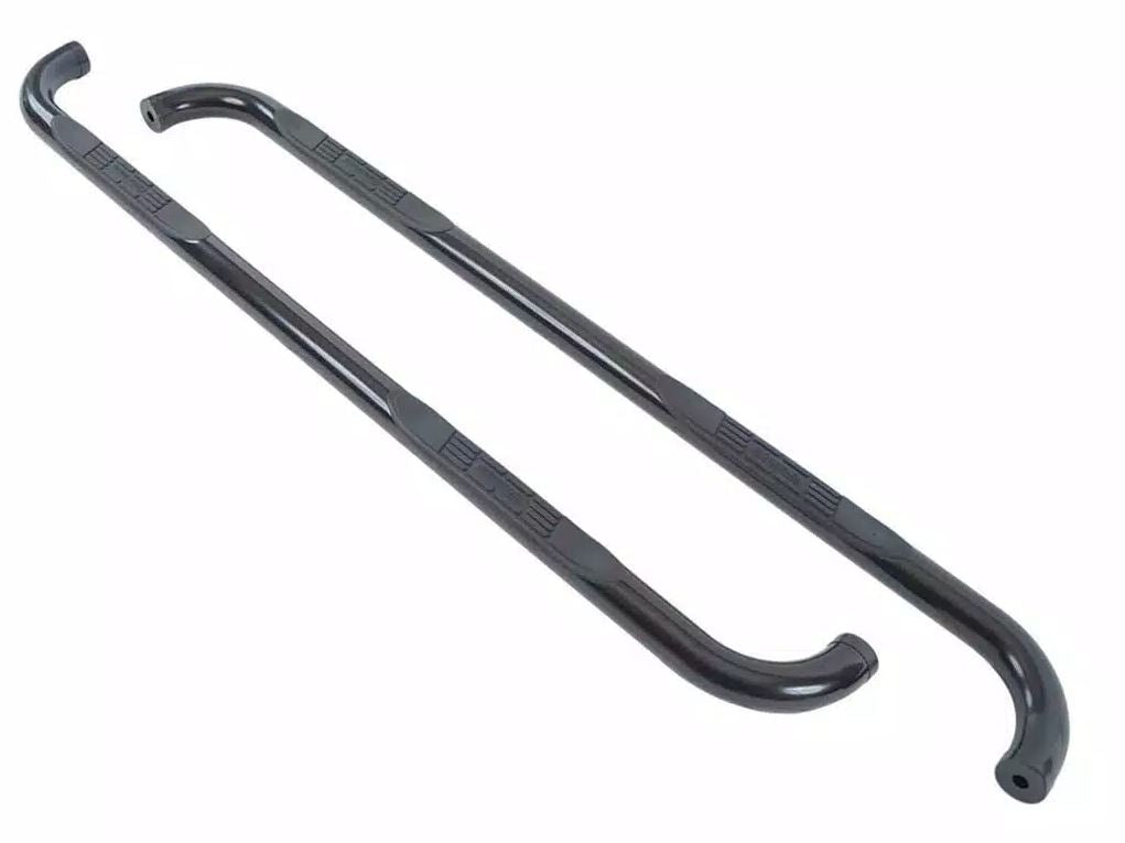 Big Country Nerf Bar, 3 in Round Bent, Black, Steel - 379691