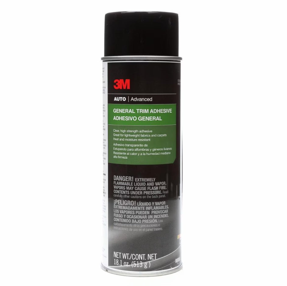 3M Trim and Upholstery Adhesive, 18.1 oz Aerosol Can - 08088