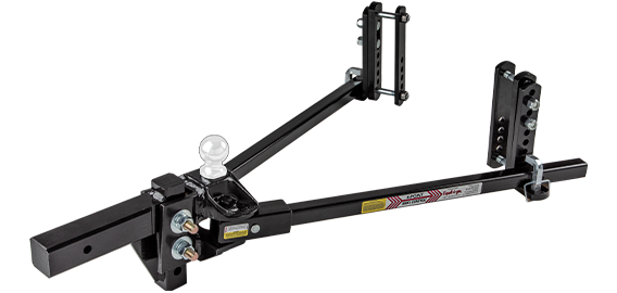 Equal-i-zer Weight Distribution Hitch, 1600 lb Tongue Weight, 16000 lb Gross Trailer Weight, Fits 2-1/2 in Receiver - 90-00-1600