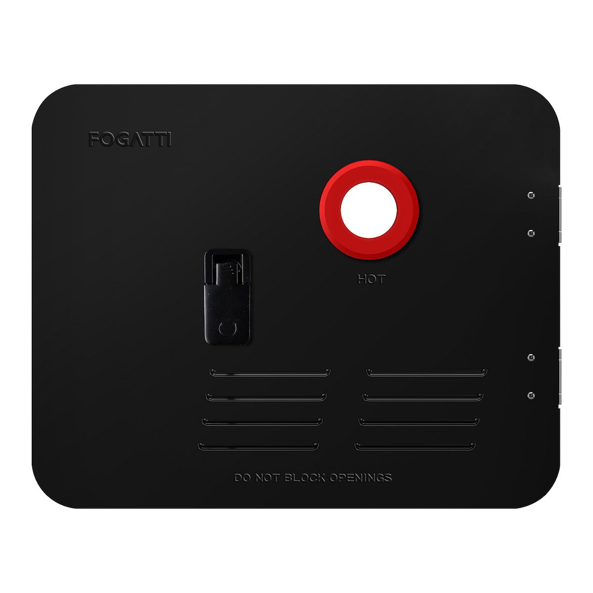 Fogatti Water Heater Access Door, 15 in Length x 18 in Width, Black - FSBD-1518/BLACK