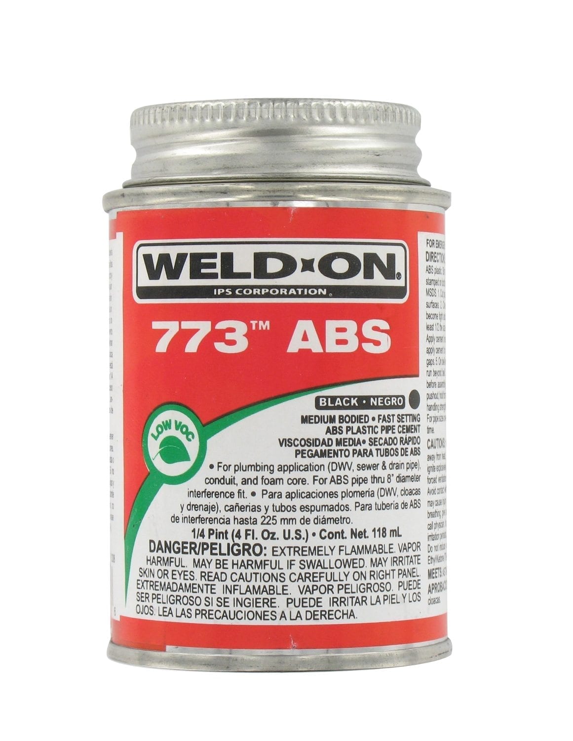 Valterra Pipe Cement, Black, 4 oz - A05-0303