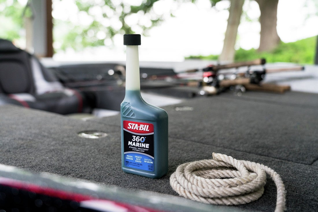 Sta-Bil Fuel Additive, 360° Marine, Treats Up To 100 gal, 10 oz Bottle - 22241