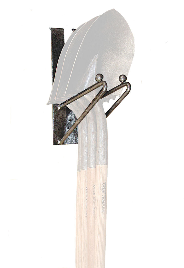 Rack-Em Tool Organizer, Holds 6 Shovels, 19 in Height X 5-1/2 in Width, Black/Gray - RA-15