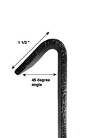 Rack-Em Tool Organizer, Holds 6 Shovels, 19 in Height X 5-1/2 in Width, Black/Gray - RA-15