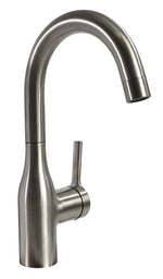 Phoenix Products Faucet, Slimline 11 in Height Hi-Arc Spout, 1 Hole Application, Ceramic Disc Valve - PF231410